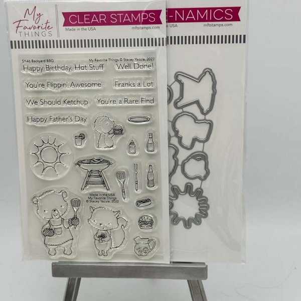 MFT Die-Namics Stanz & Stempel Set - Backyard BBQ